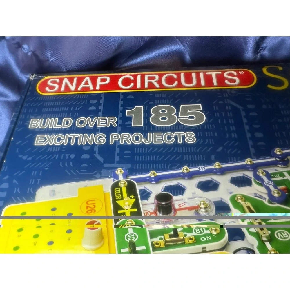 Snap Circuits Sound SCS-185 Elenco 185 Projects 40+ Parts W/ Sound Effects!